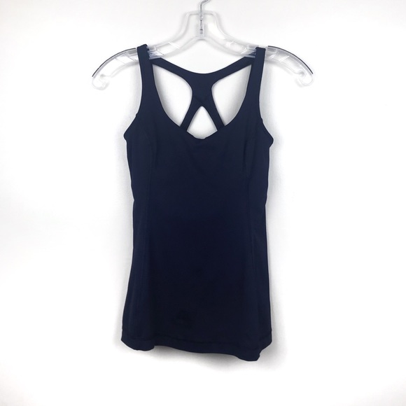 Lululemon | Optimal Tank Sports Bra Deep Indigo 4 - Picture 2 of 8